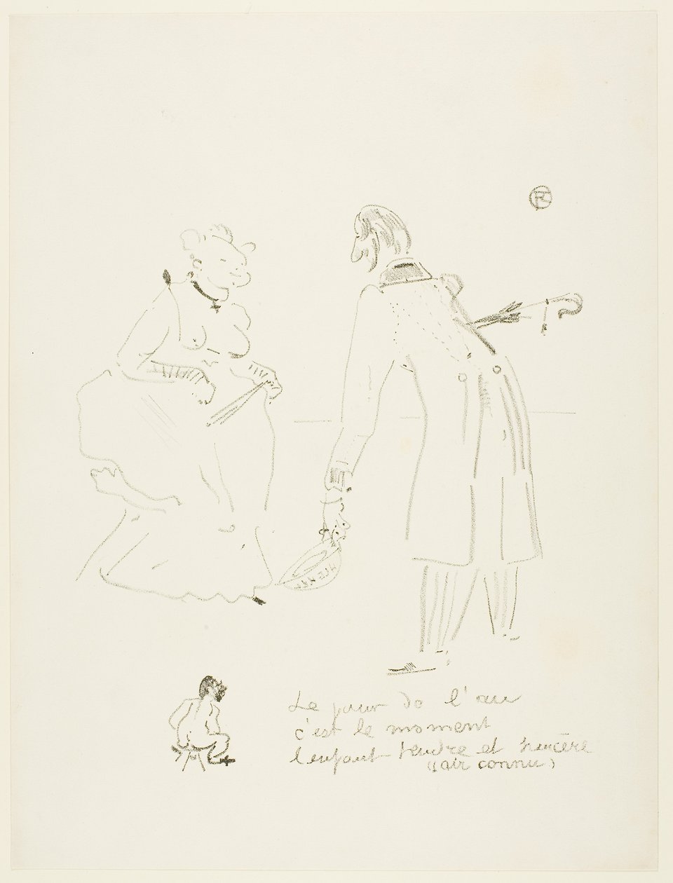 Pozdrowienia noworoczne autorstwa Henri de Toulouse-Lautrec