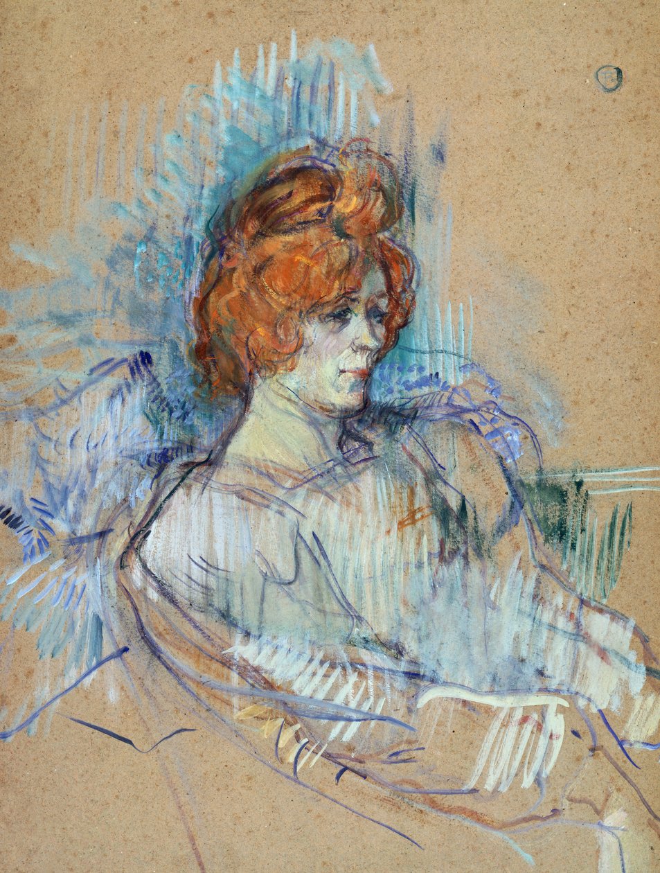 Na scenie Henri de Toulouse-Lautrec (1864-1901) autorstwa Henri de Toulouse Lautrec