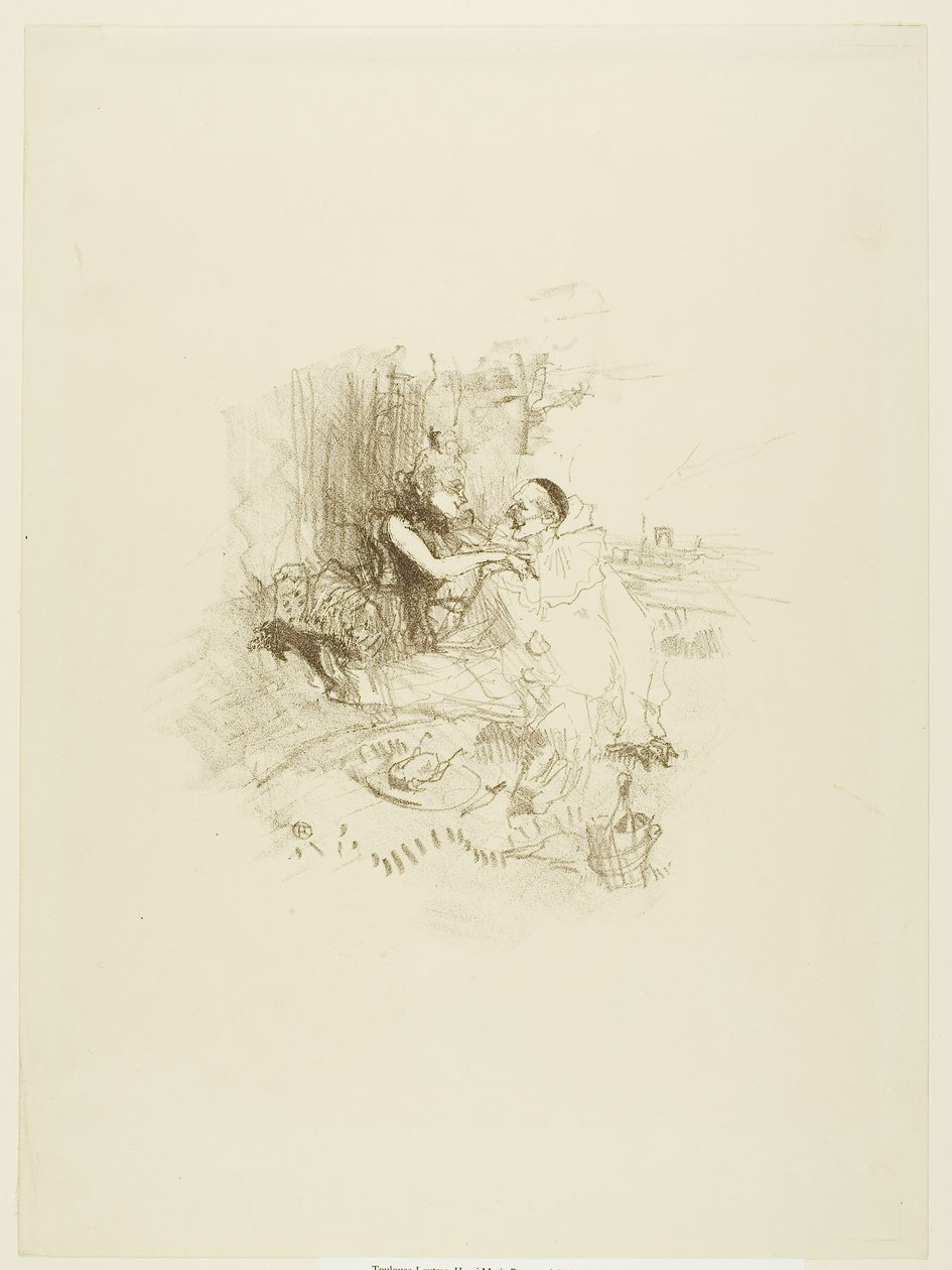 Piknik autorstwa Henri de Toulouse-Lautrec