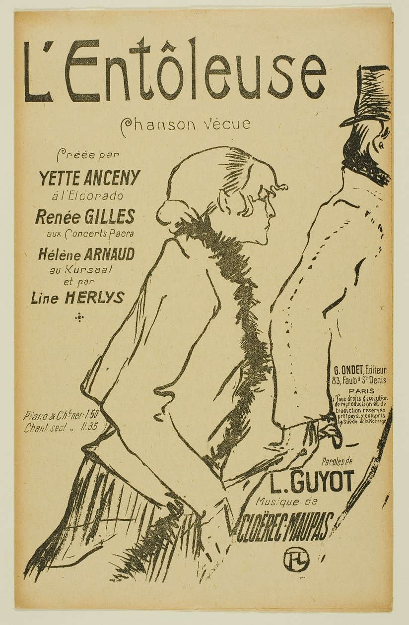 Biedny spacerowicz! autorstwa Henri de Toulouse-Lautrec