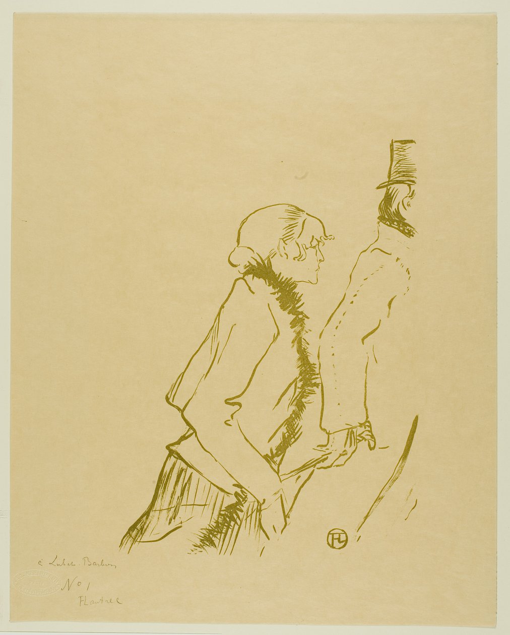 Biedny spacerowicz! autorstwa Henri de Toulouse-Lautrec