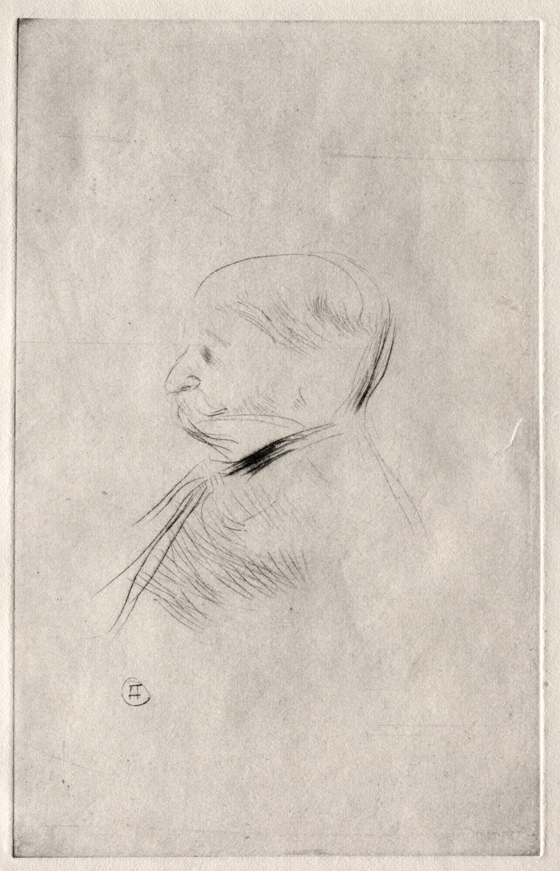 Portret M.X. autorstwa Henri de Toulouse-Lautrec