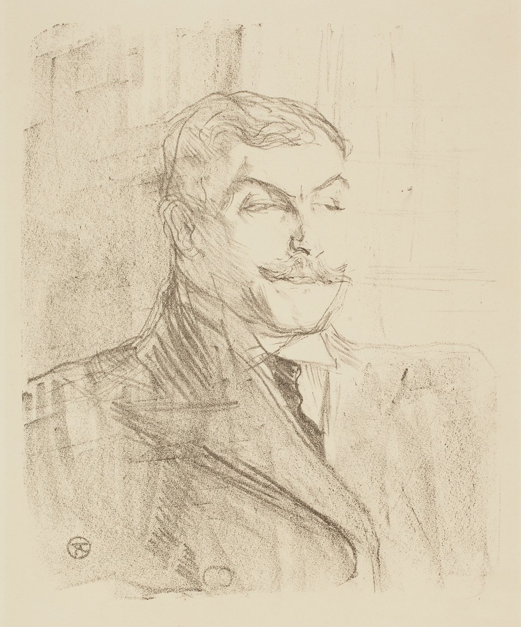 Portret Luciena Guitry autorstwa Henri de Toulouse-Lautrec