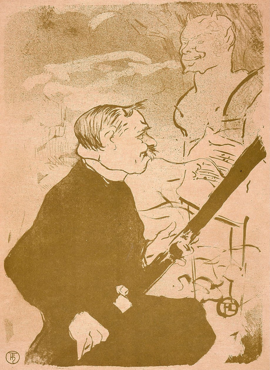 Für Dich! autorstwa Henri de Toulouse-Lautrec