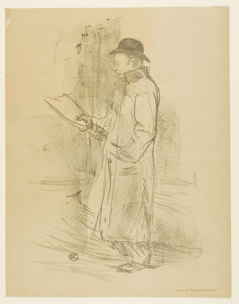 Program zasiłku Gémier autorstwa Henri de Toulouse-Lautrec