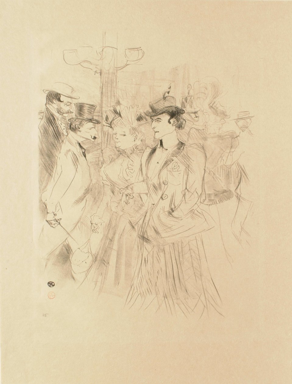 Przechadzka (Promenoir) autorstwa Henri de Toulouse-Lautrec