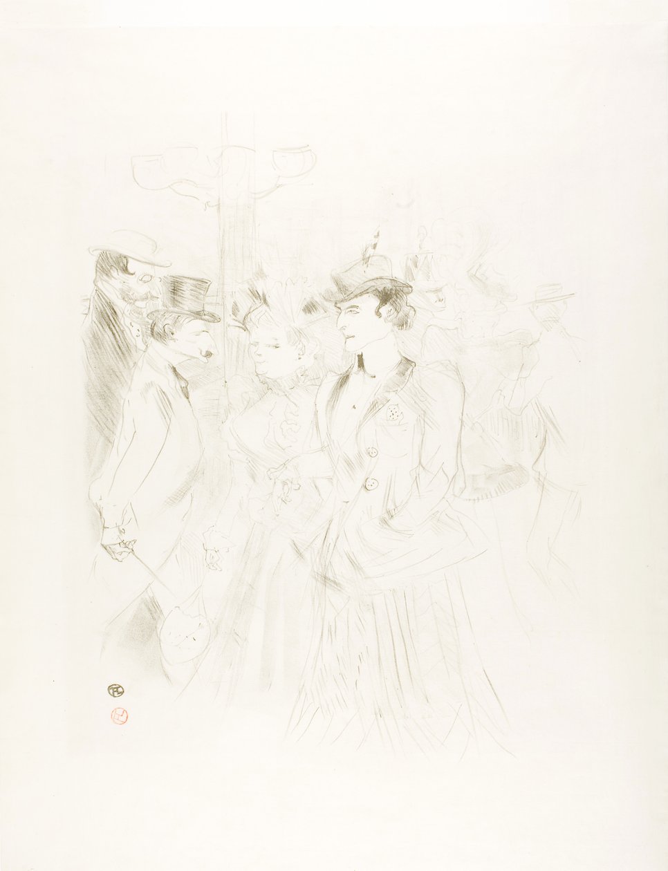 Promenada autorstwa Henri de Toulouse-Lautrec