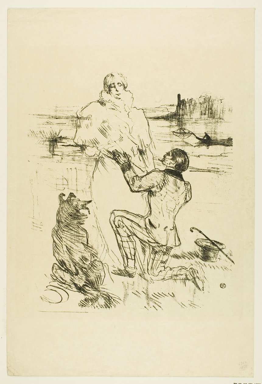 Propozycja (pierwsza płyta) autorstwa Henri de Toulouse-Lautrec
