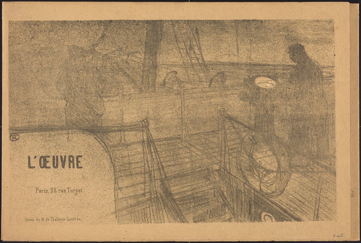 Prospekt Program dzieła autorstwa Henri de Toulouse-Lautrec
