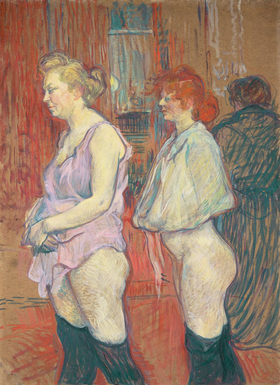 Rue des Moulins autorstwa Henri de Toulouse Lautrec