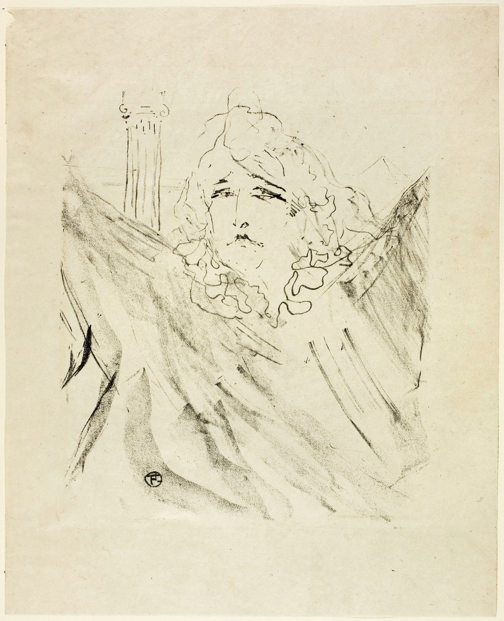 Sarah Bernhardt, z Treize Litographies autorstwa Henri de Toulouse-Lautrec