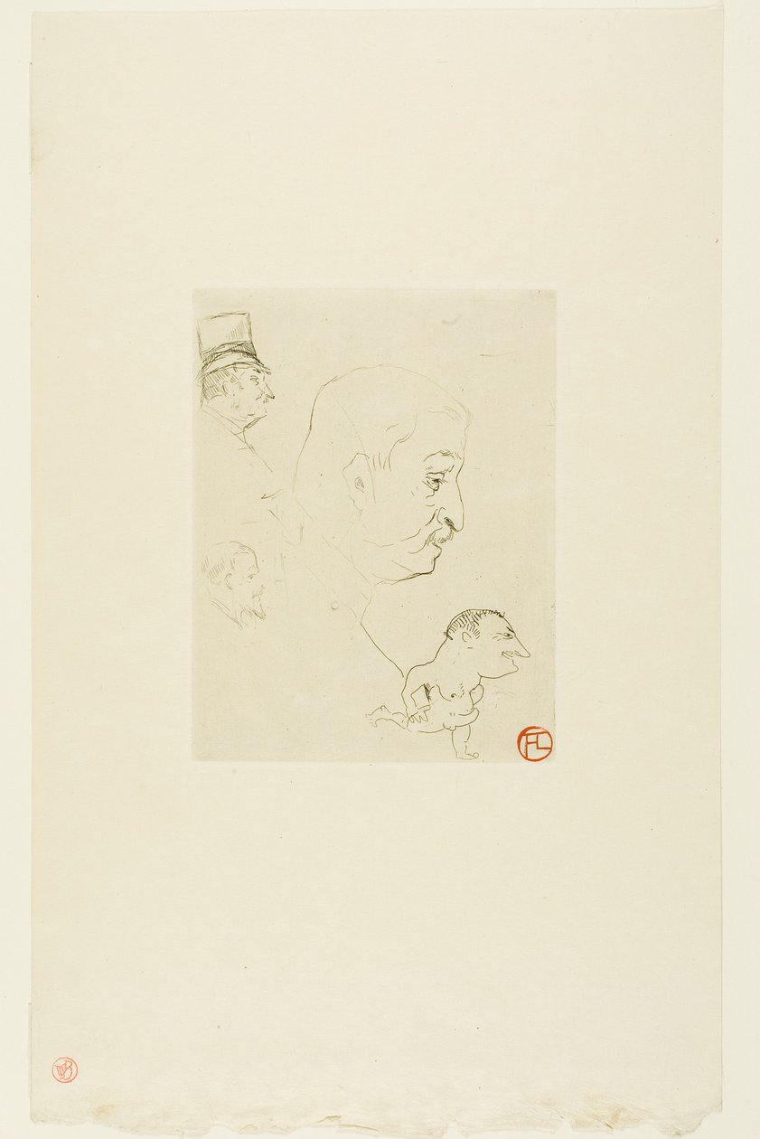 Naszkicować autorstwa Henri de Toulouse-Lautrec