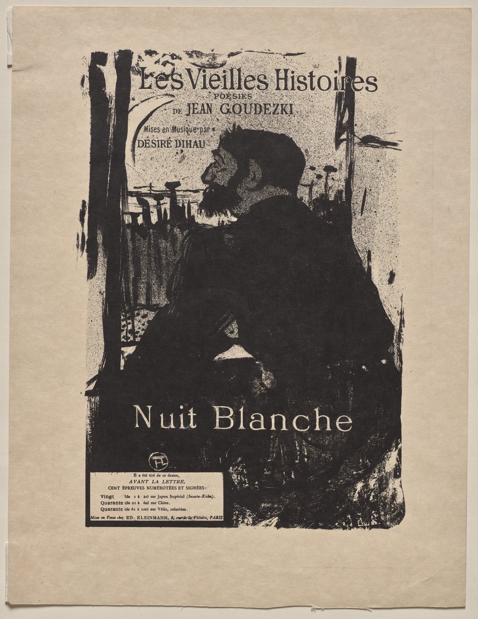 Bezsenna noc autorstwa Henri de Toulouse-Lautrec