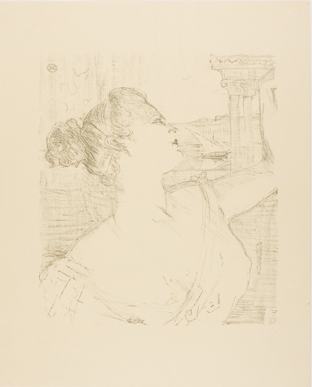 Sybil Sanderson, z Trzynastu Litografii autorstwa Henri de Toulouse-Lautrec