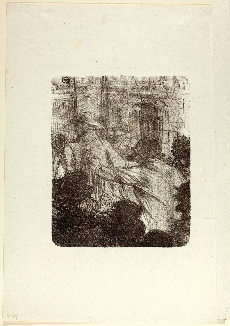 Targ Tekstylny, Kraków, od Au Pied du Sinaï autorstwa Henri de Toulouse-Lautrec
