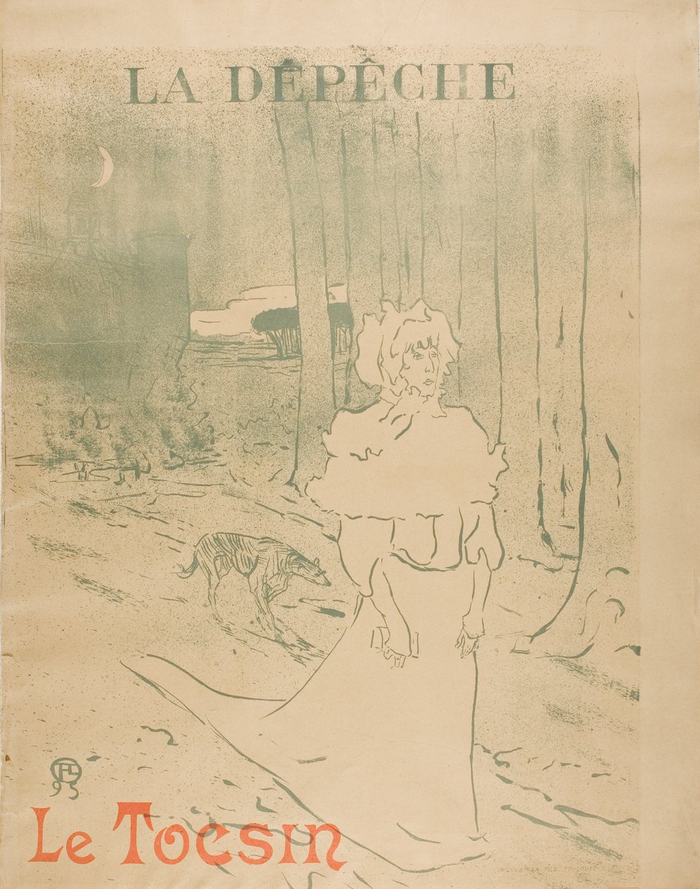 Chatelaine lub "Le Tocsin autorstwa Henri de Toulouse-Lautrec