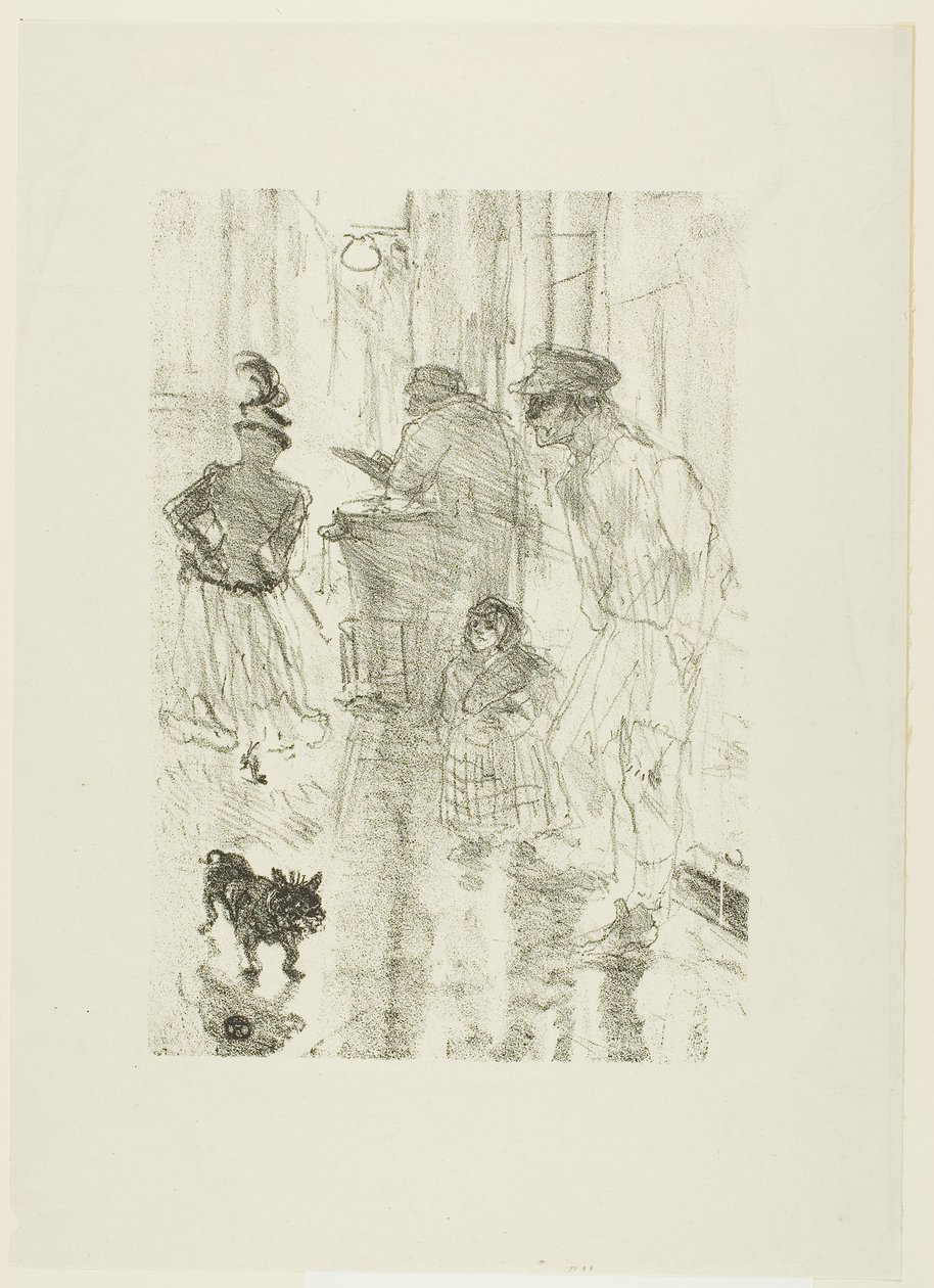 Sprzedawca kasztanów autorstwa Henri de Toulouse-Lautrec