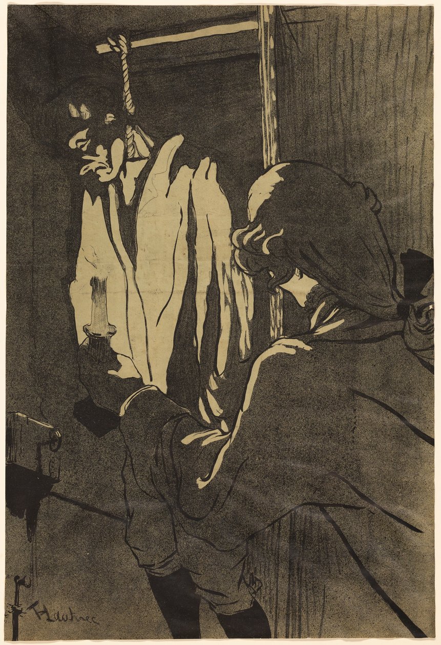 Wisielec autorstwa Henri de Toulouse-Lautrec