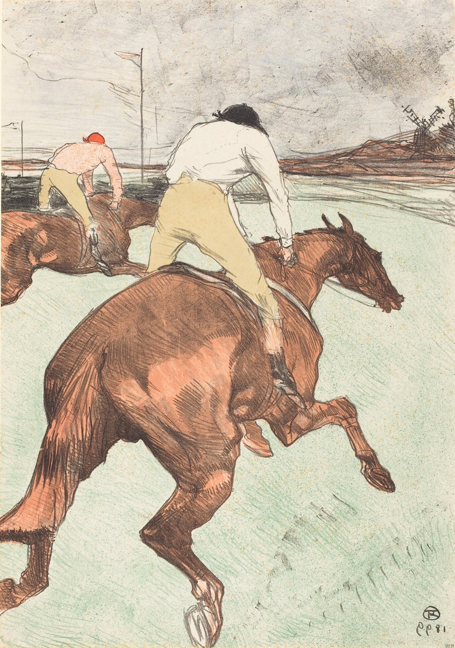 Dżokej (Le jockey) autorstwa Henri de Toulouse-Lautrec