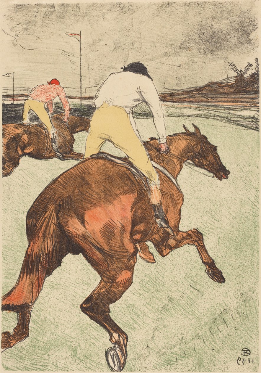 Dżokej autorstwa Henri de Toulouse-Lautrec