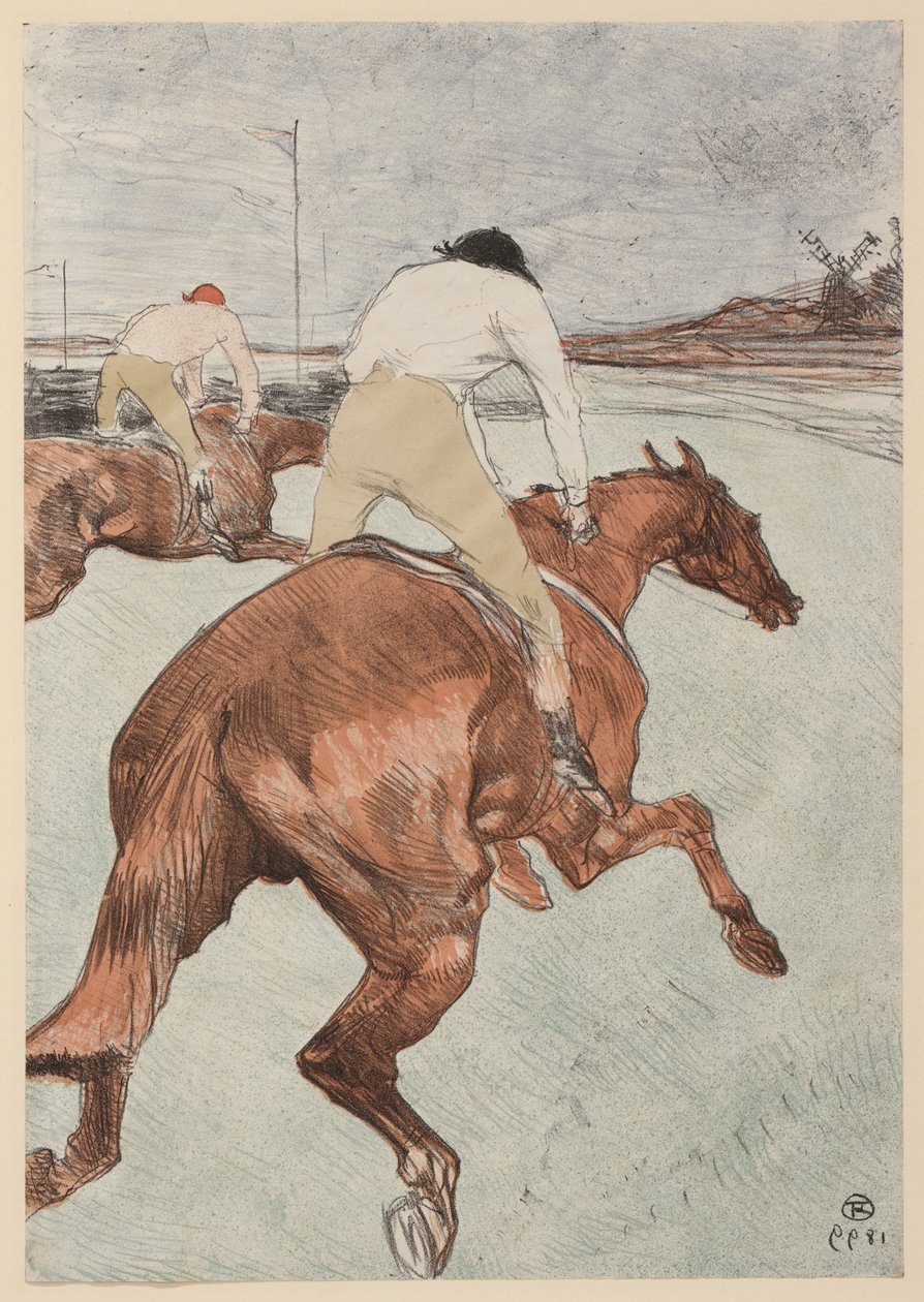 Dżokej autorstwa Henri de Toulouse-Lautrec