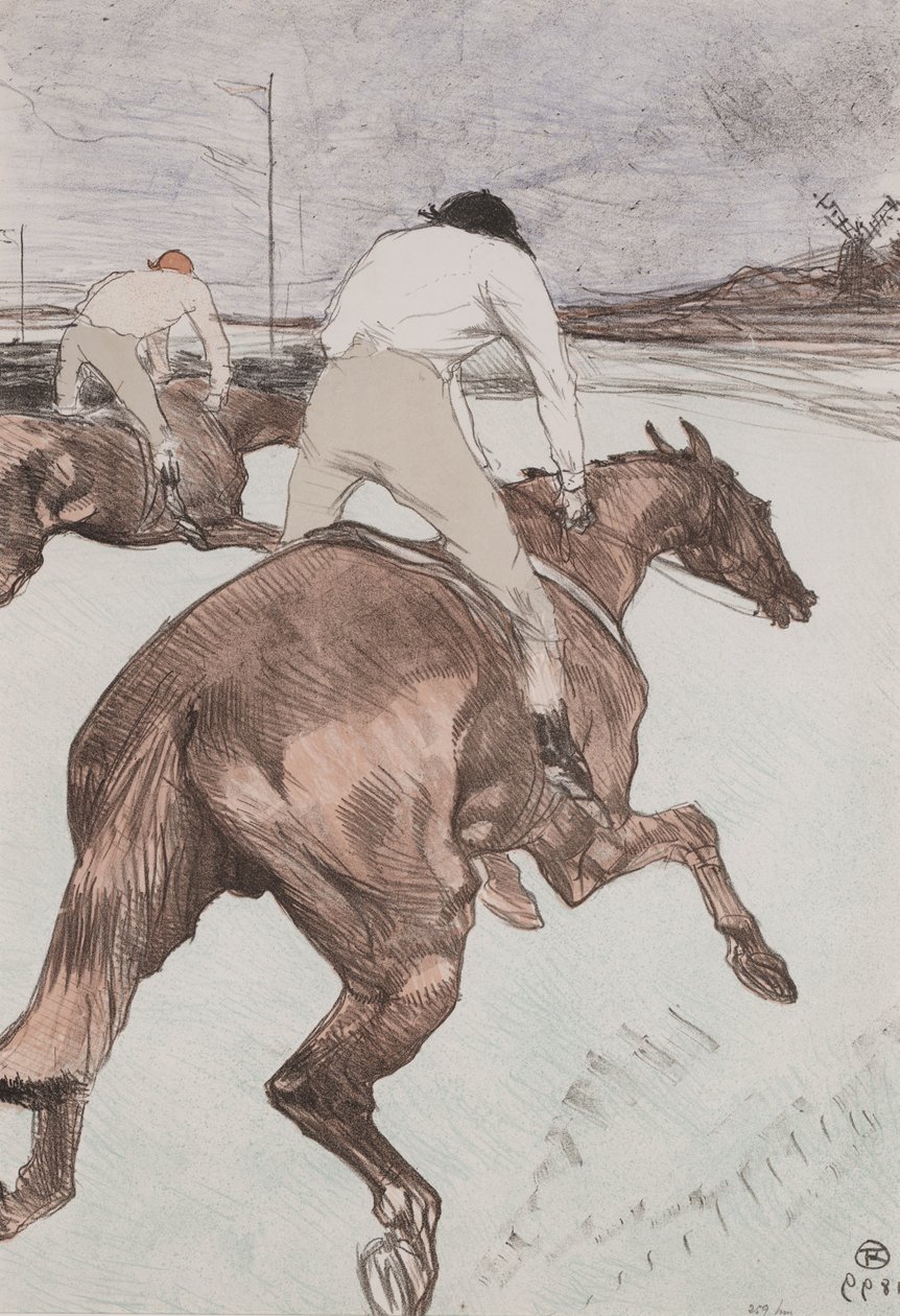Dżokej autorstwa Henri de Toulouse Lautrec
