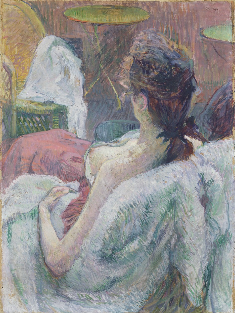 Model odpoczywa autorstwa Henri de Toulouse Lautrec