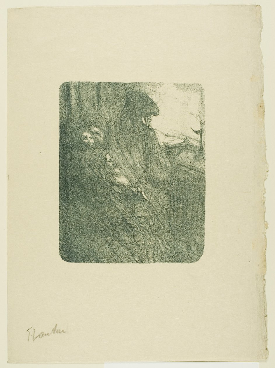 Stare flirty, z Melodii Désiré Dihau autorstwa Henri de Toulouse-Lautrec