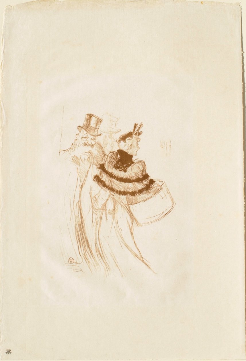 Starzy panowie autorstwa Henri de Toulouse-Lautrec