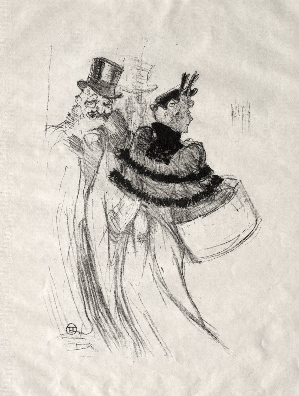 Starzy Panowie autorstwa Henri de Toulouse-Lautrec