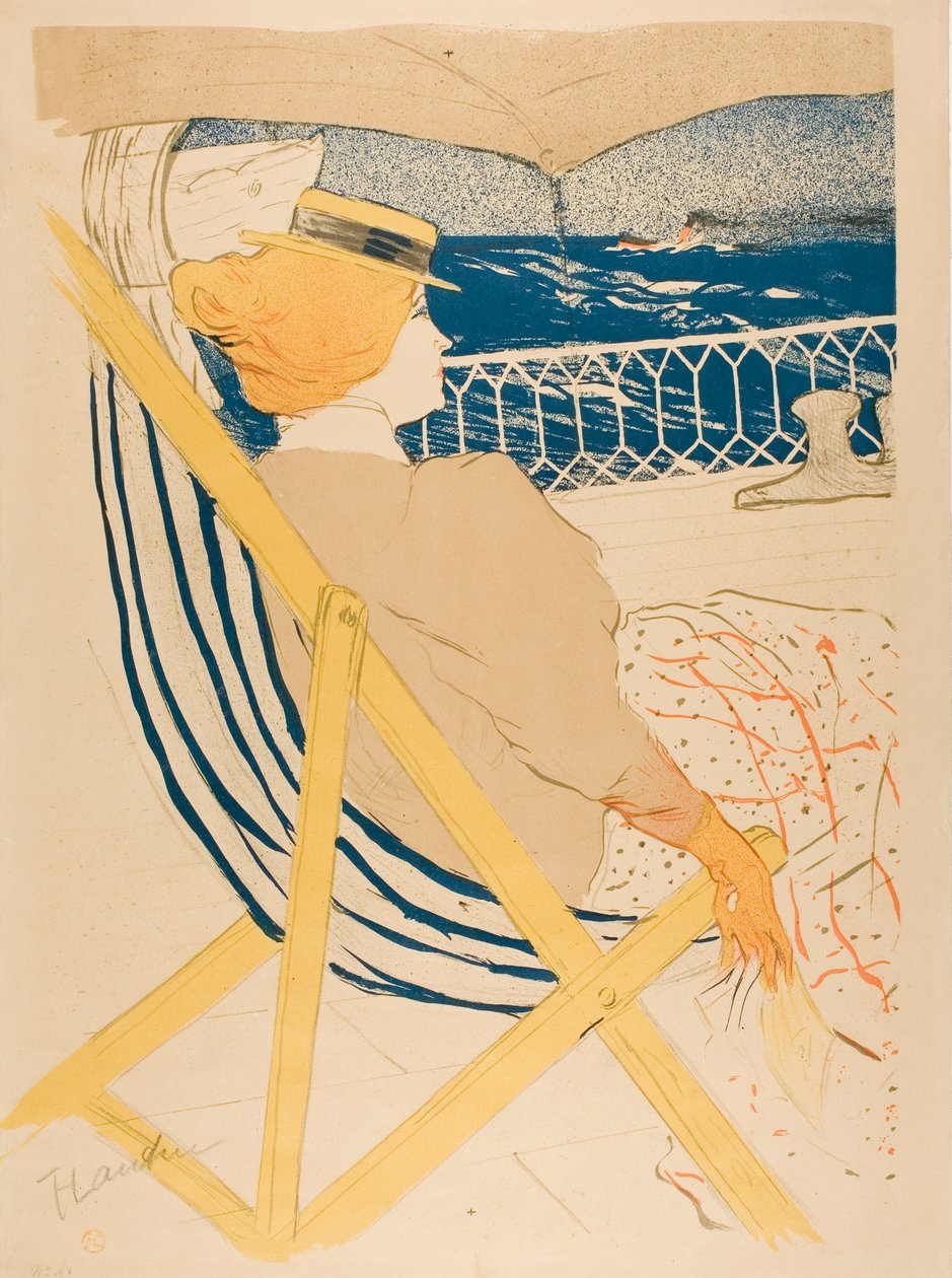Pasażer w kabinie 54 — Rejs autorstwa Henri de Toulouse-Lautrec