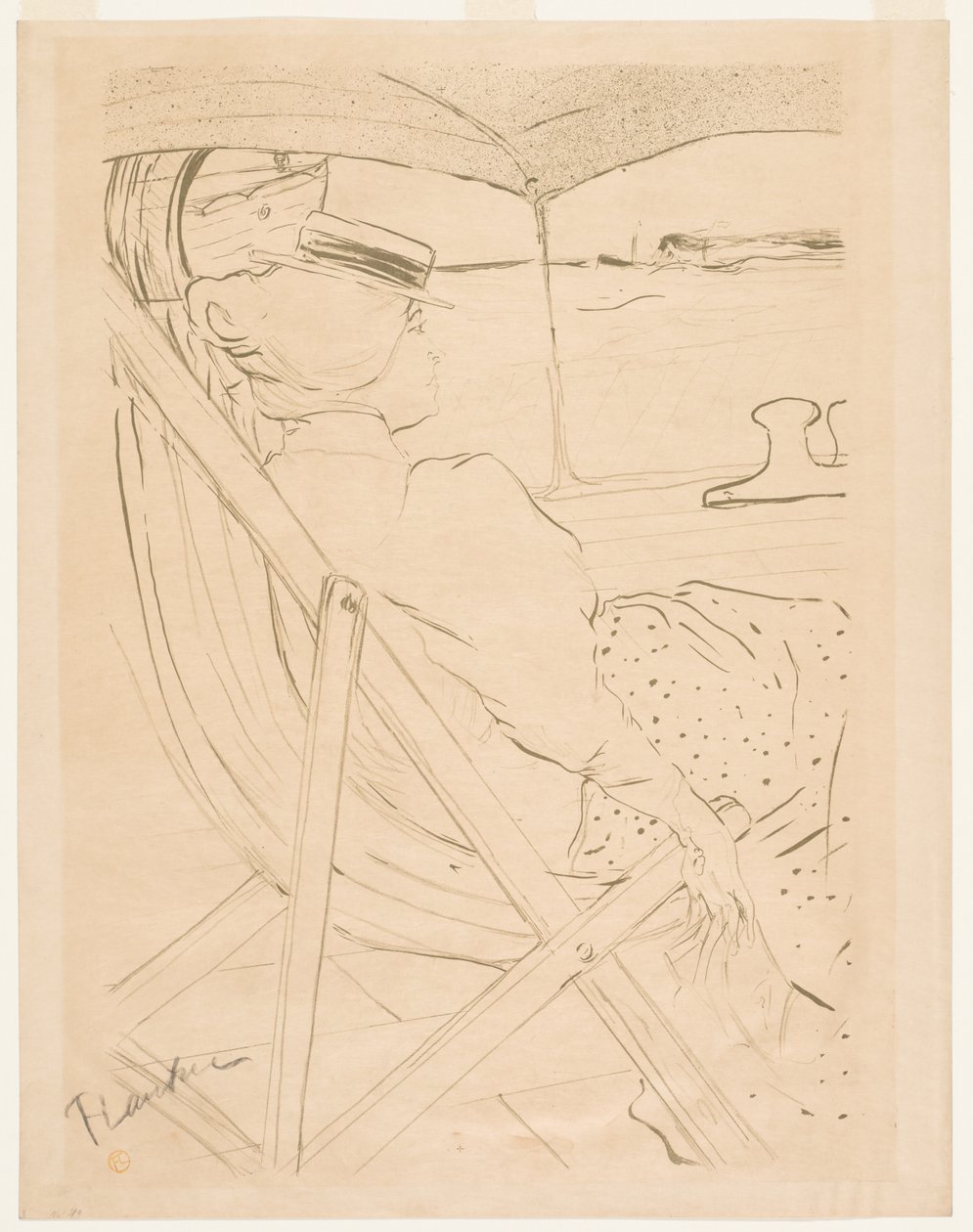 Pasażerka 54 autorstwa Henri de Toulouse-Lautrec