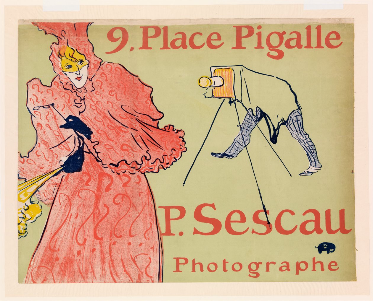Der Fotograf Sescau autorstwa Henri de Toulouse-Lautrec