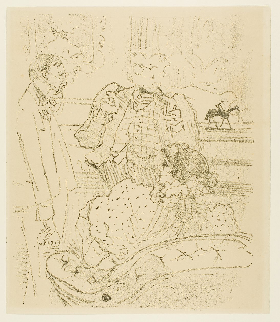 Przysięga autorstwa Henri de Toulouse-Lautrec