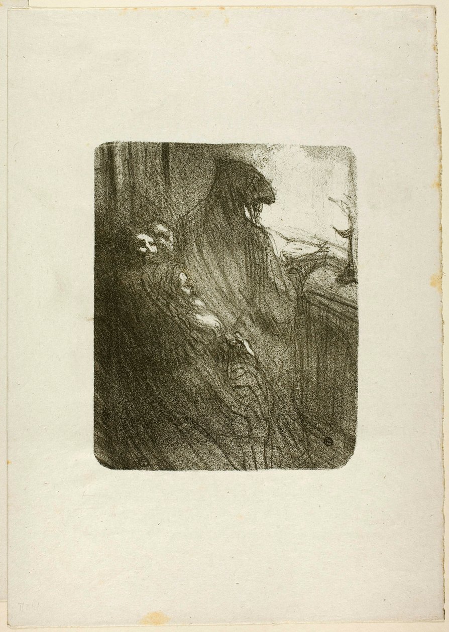 Modlitwa Żydów polskich z Au Pied du Sinaï autorstwa Henri de Toulouse-Lautrec
