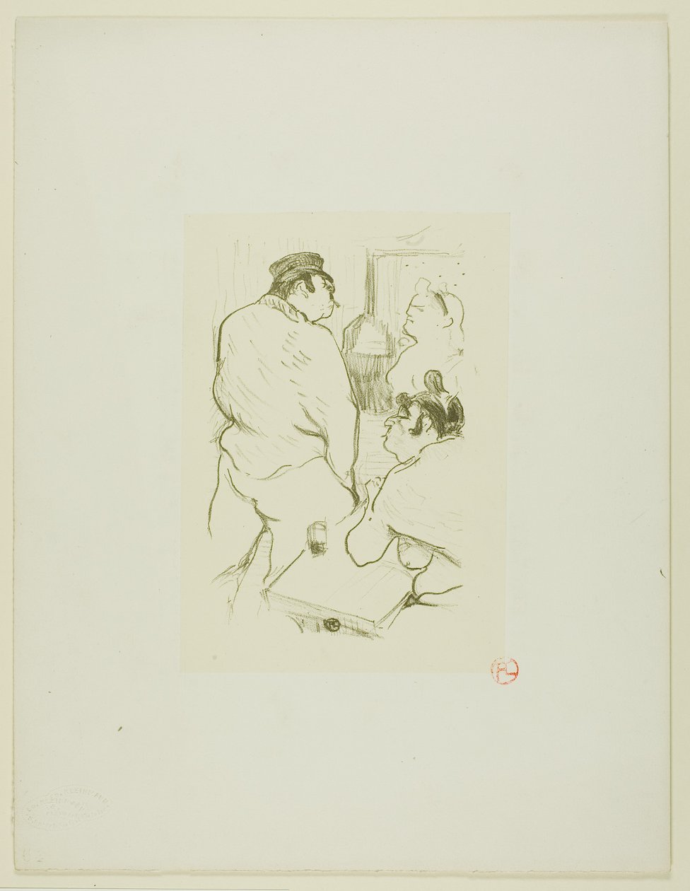 Terror Grenelle autorstwa Henri de Toulouse-Lautrec