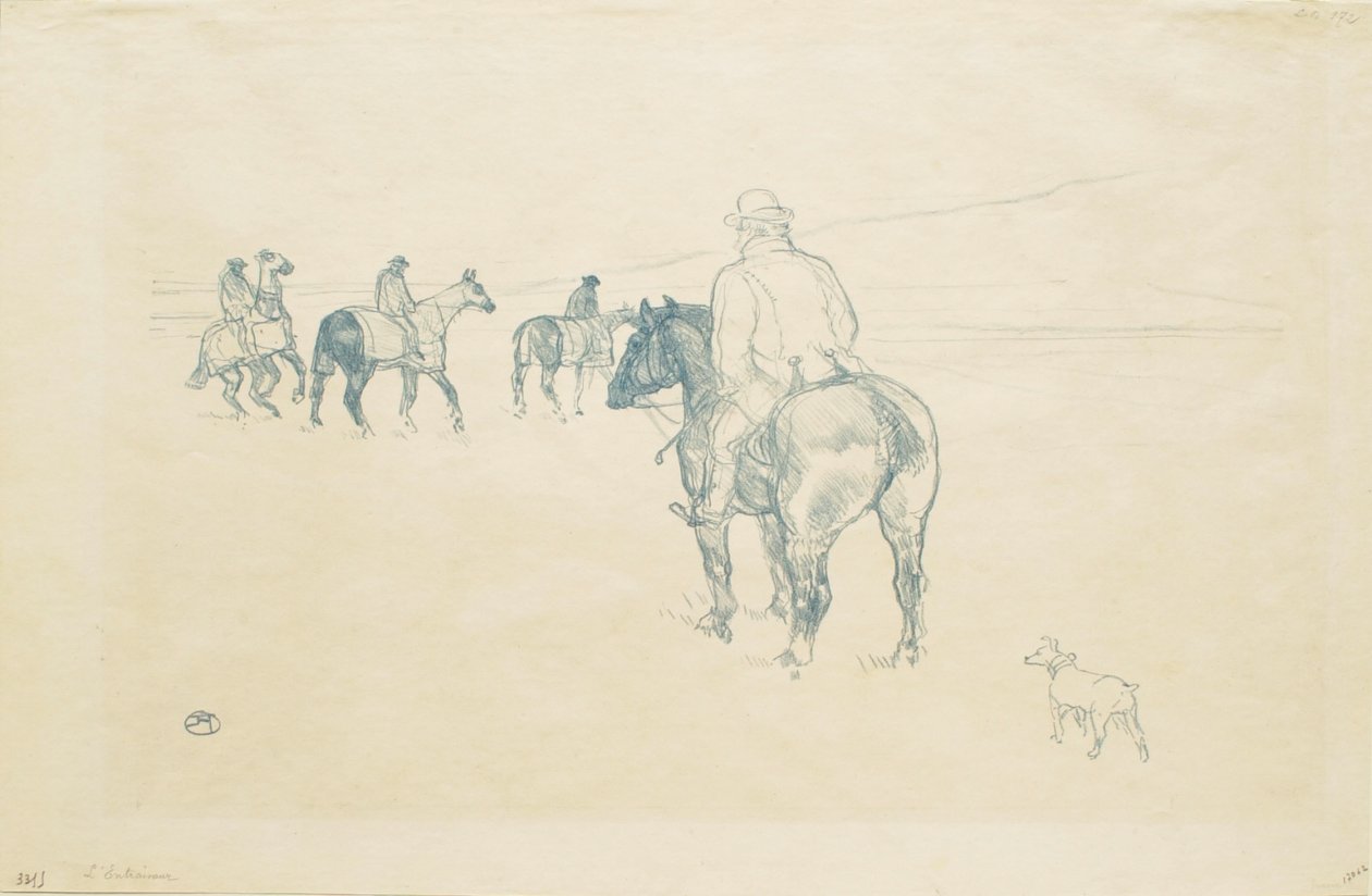 Trener autorstwa Henri de Toulouse-Lautrec