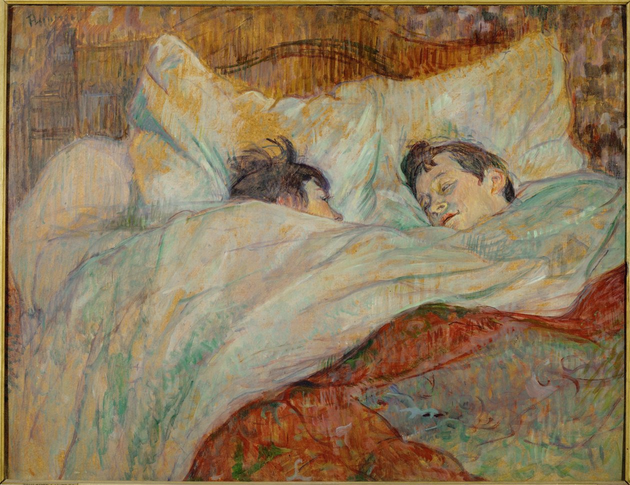 Łóżko autorstwa Henri de Toulouse-Lautrec