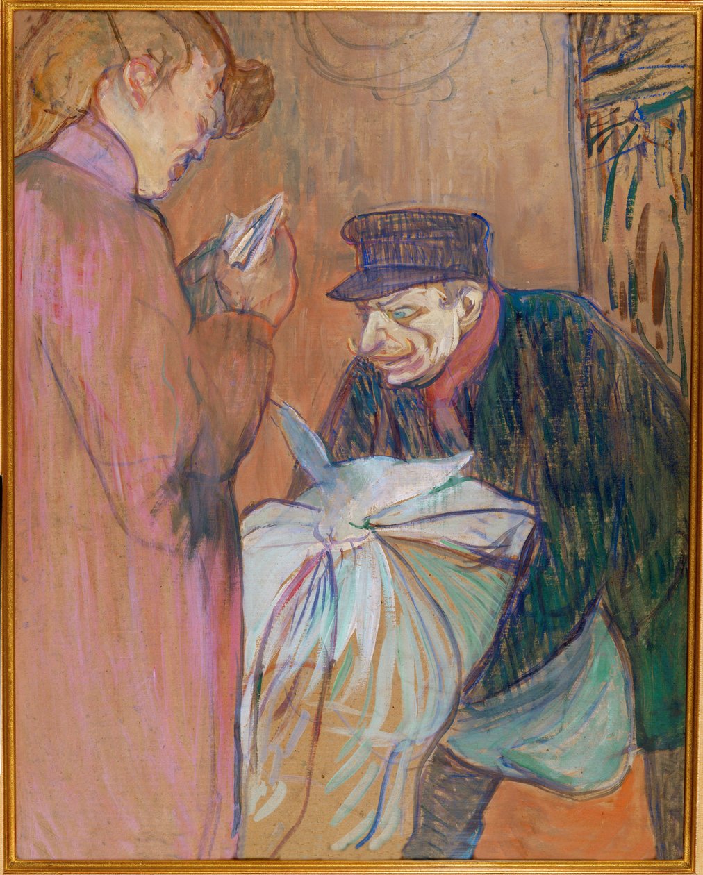 Pracownik pralni w burdelu autorstwa Henri de Toulouse-Lautrec