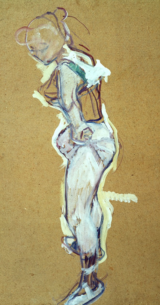 Artystka trapezu dopasowująca koszulę autorstwa Henri de Toulouse Lautrec