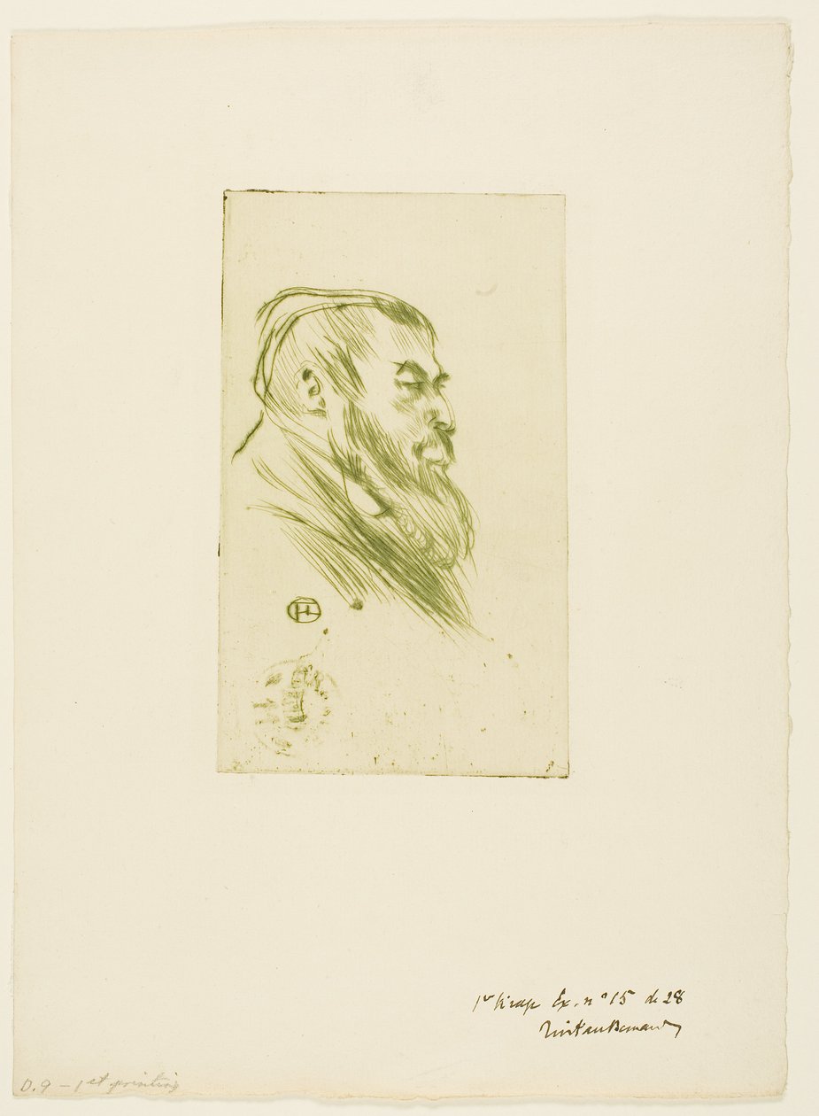 Tristan Bernard autorstwa Henri de Toulouse-Lautrec