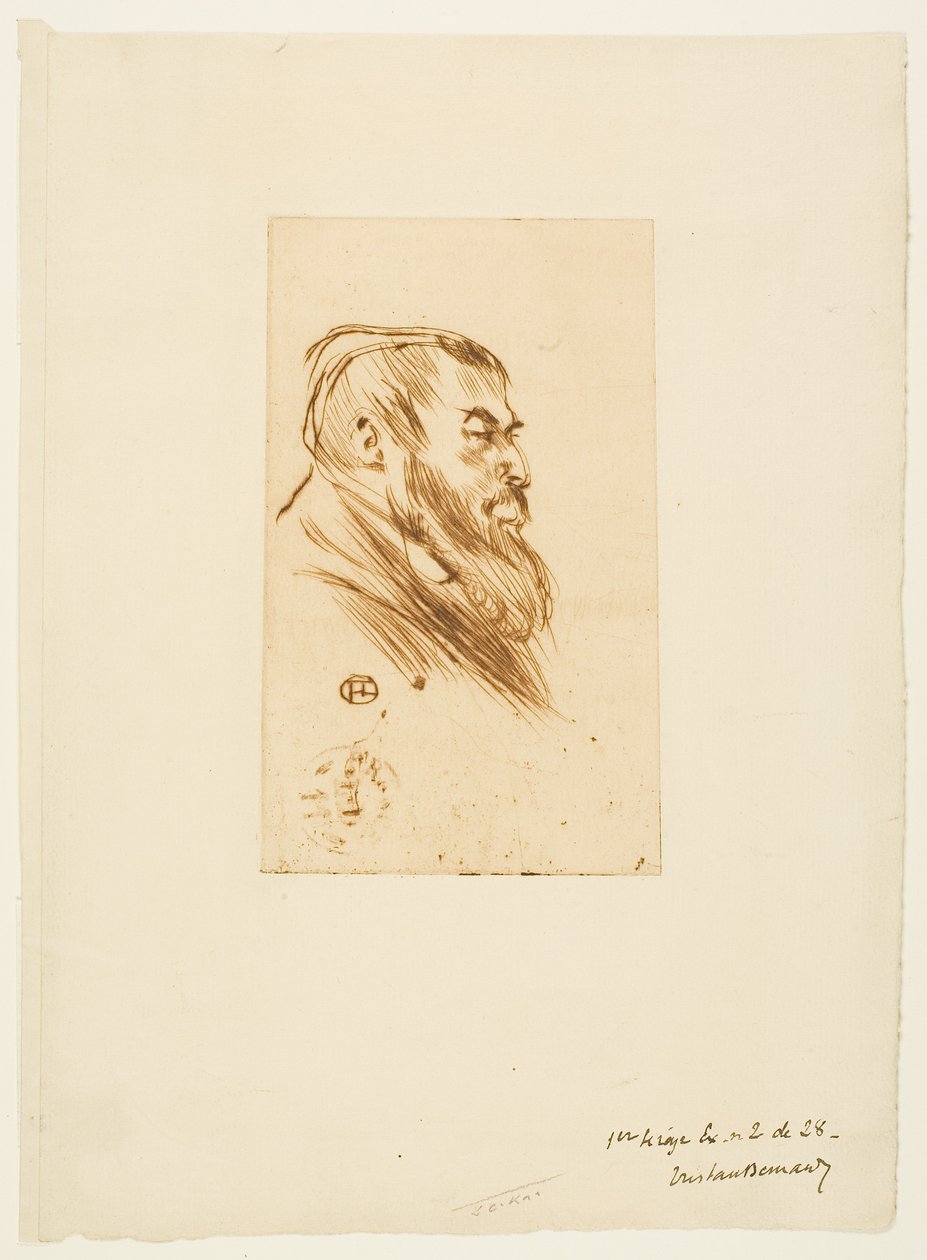 Tristan Bernard autorstwa Henri de Toulouse-Lautrec