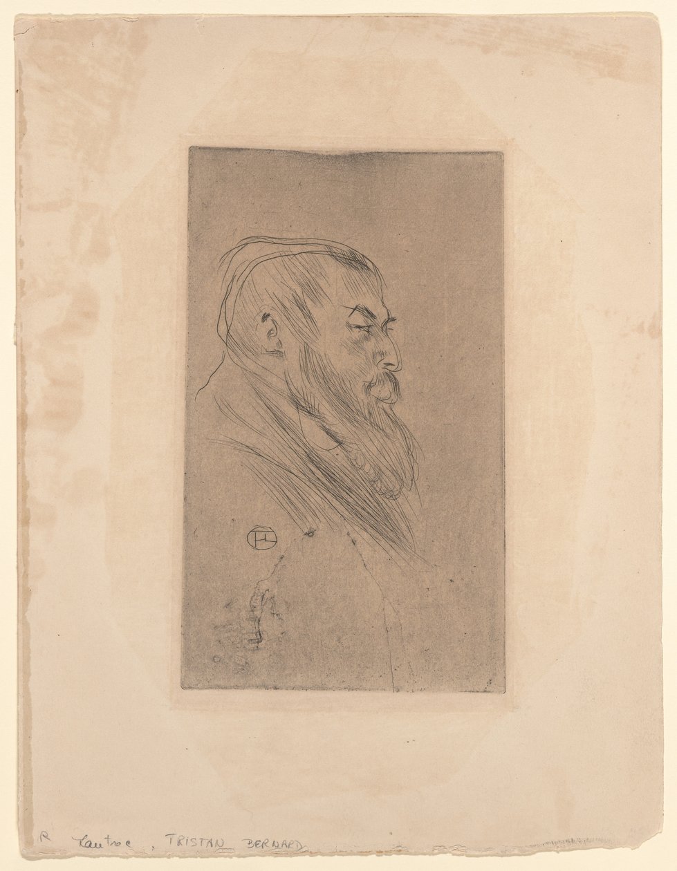 Tristan Bernard autorstwa Henri de Toulouse-Lautrec