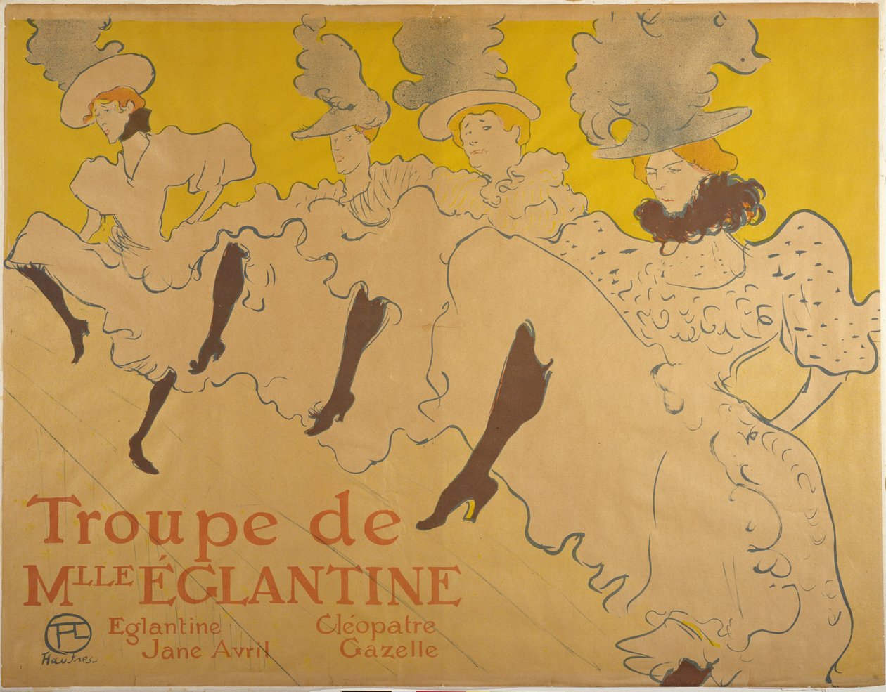 Trupa panny Églantine autorstwa Henri de Toulouse-Lautrec