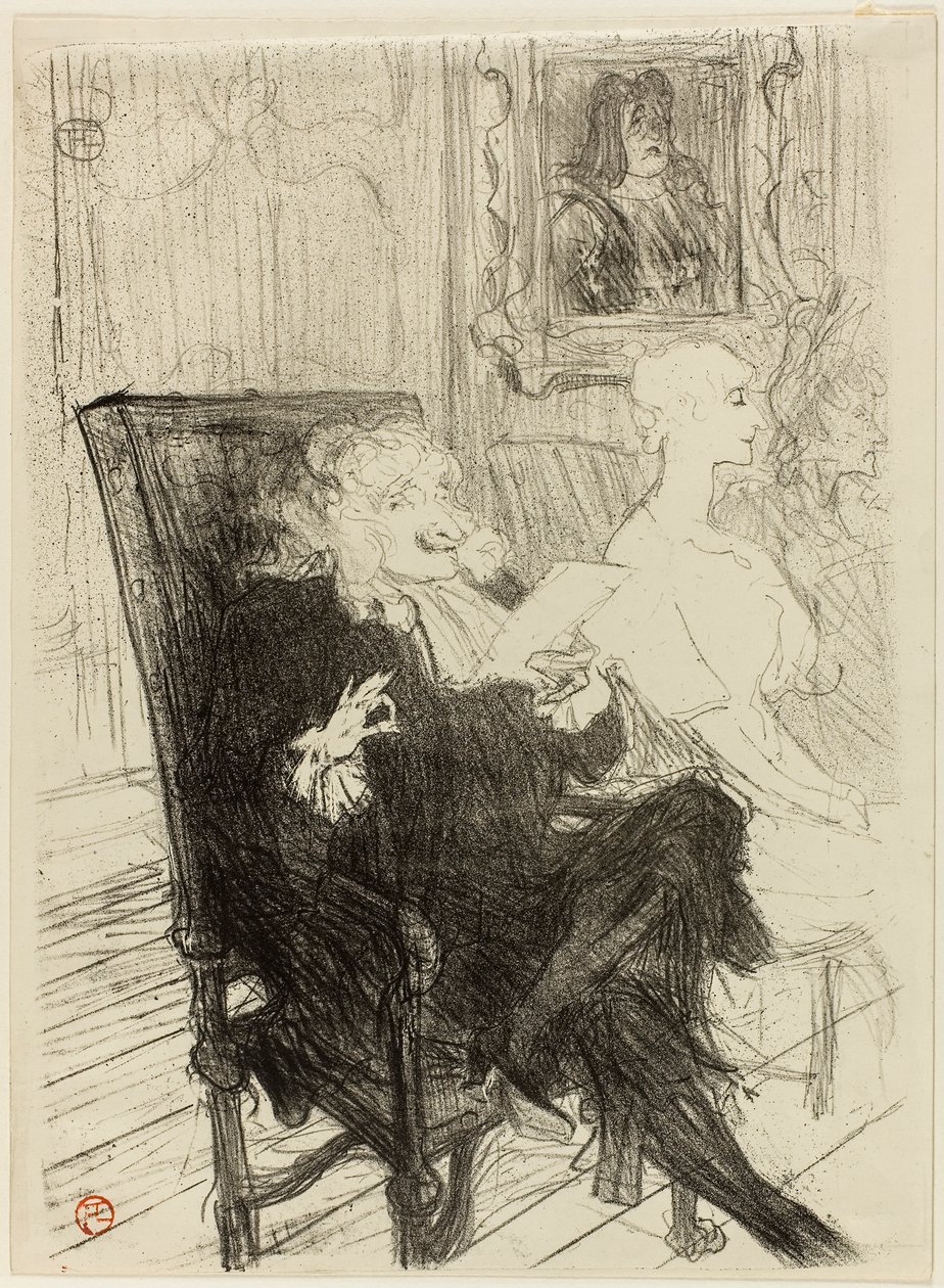 Truffier i Moreno w „Uczonych kobietach” autorstwa Henri de Toulouse-Lautrec