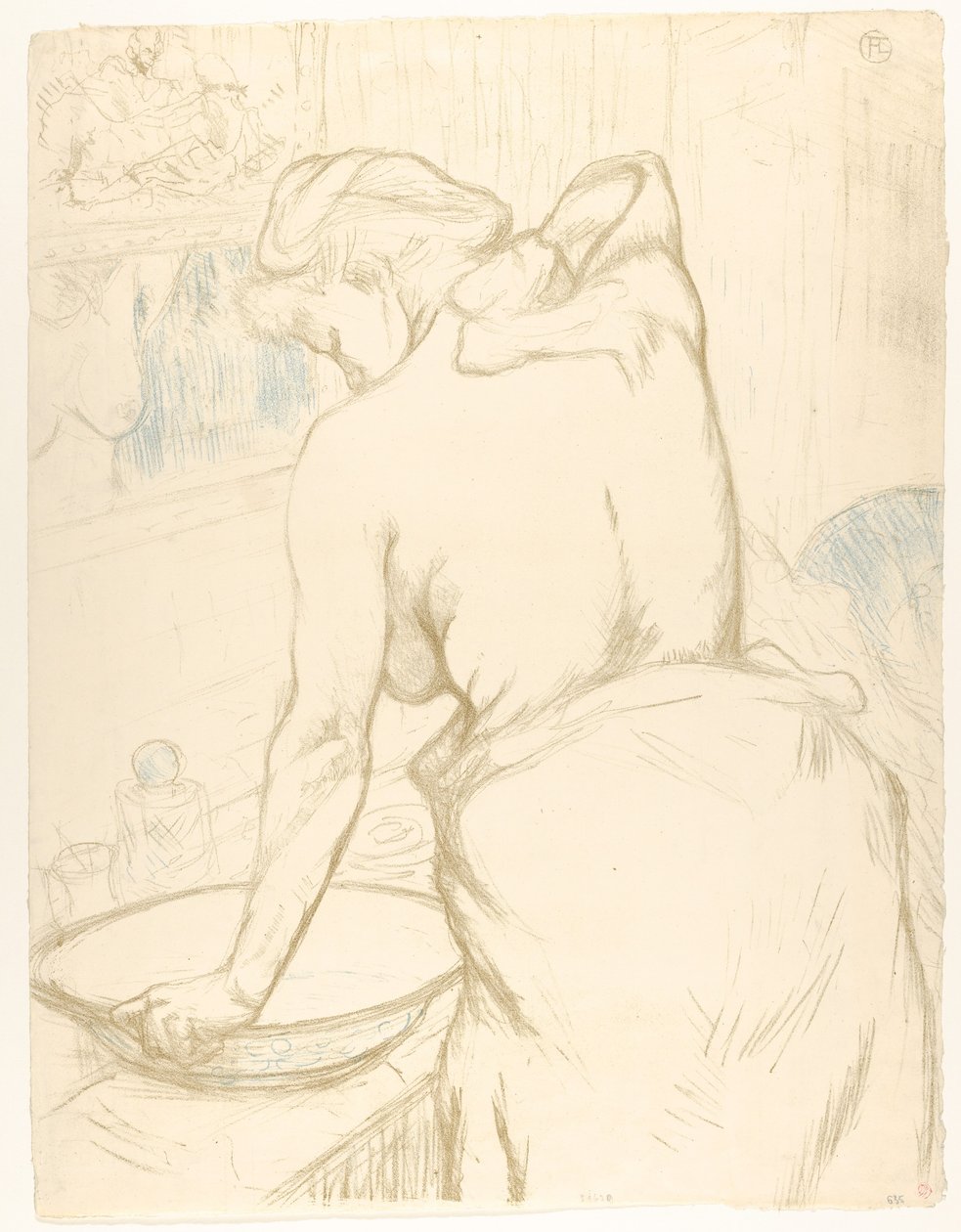 Pranie autorstwa Henri de Toulouse-Lautrec