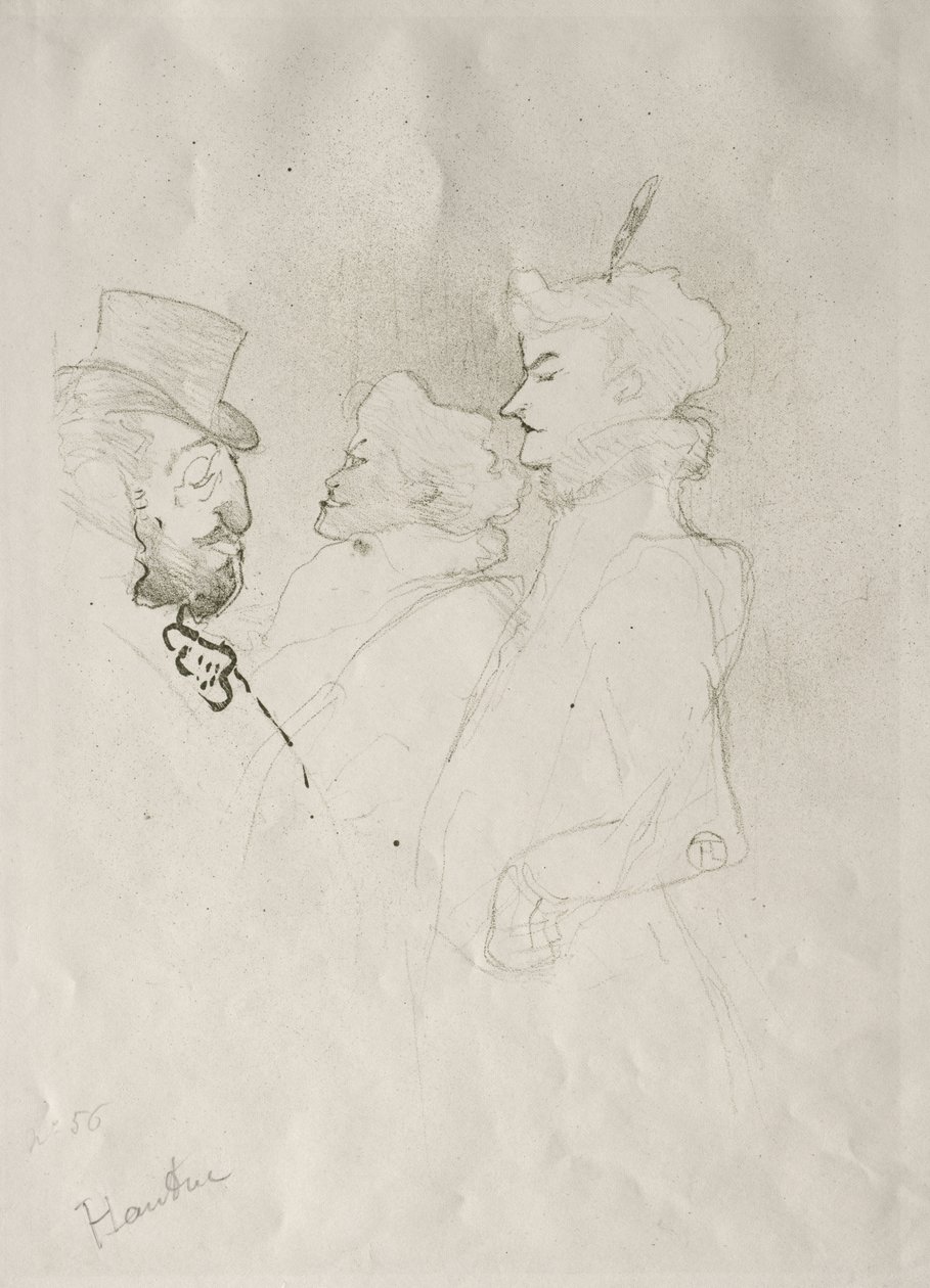 Dlaczego nie? Raz nie jest nawykiem autorstwa Henri de Toulouse-Lautrec