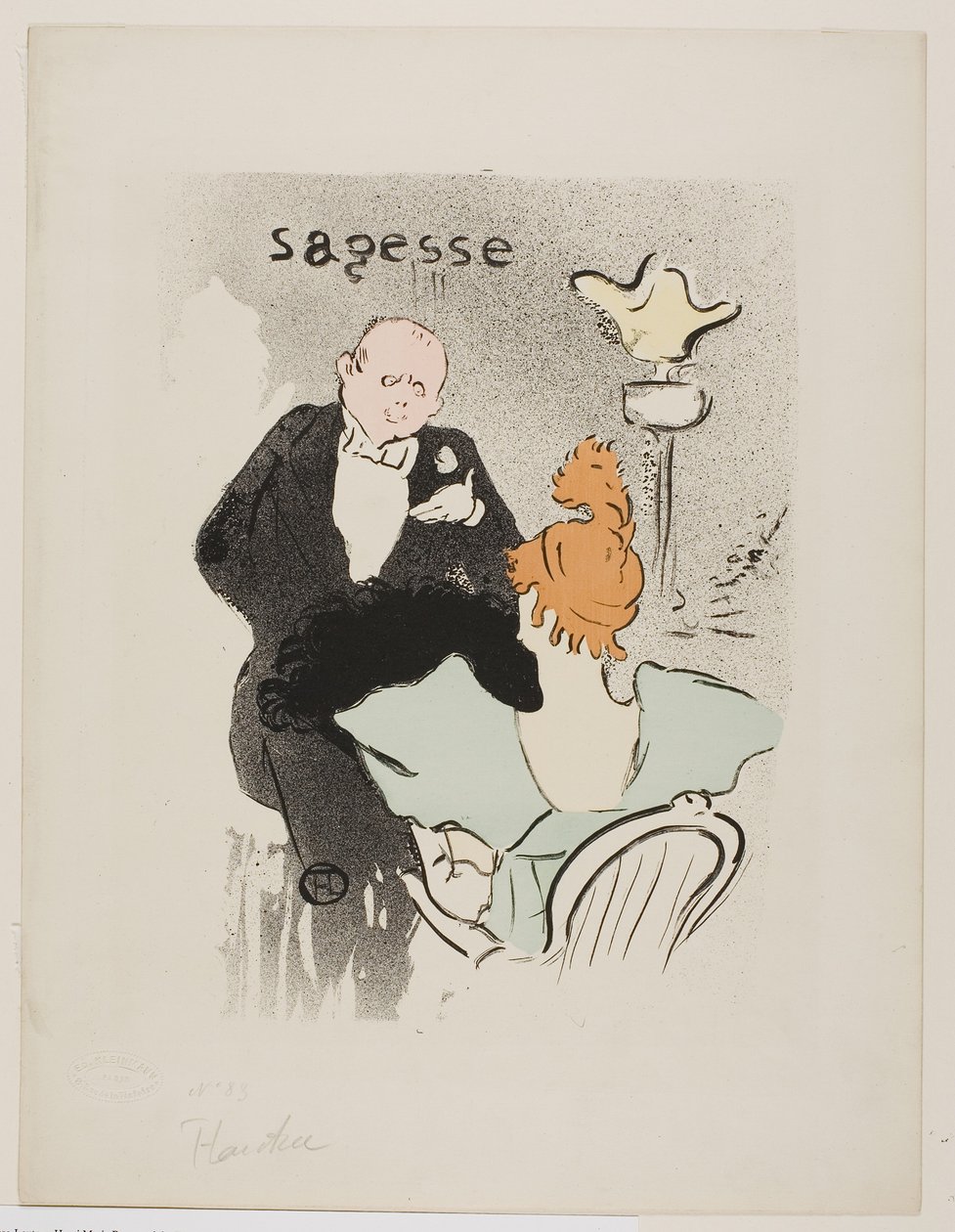 Mądrość autorstwa Henri de Toulouse-Lautrec