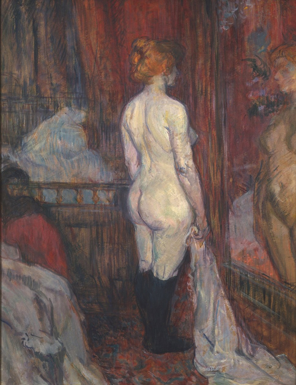 Kobieta przed lustrem autorstwa Henri de Toulouse Lautrec