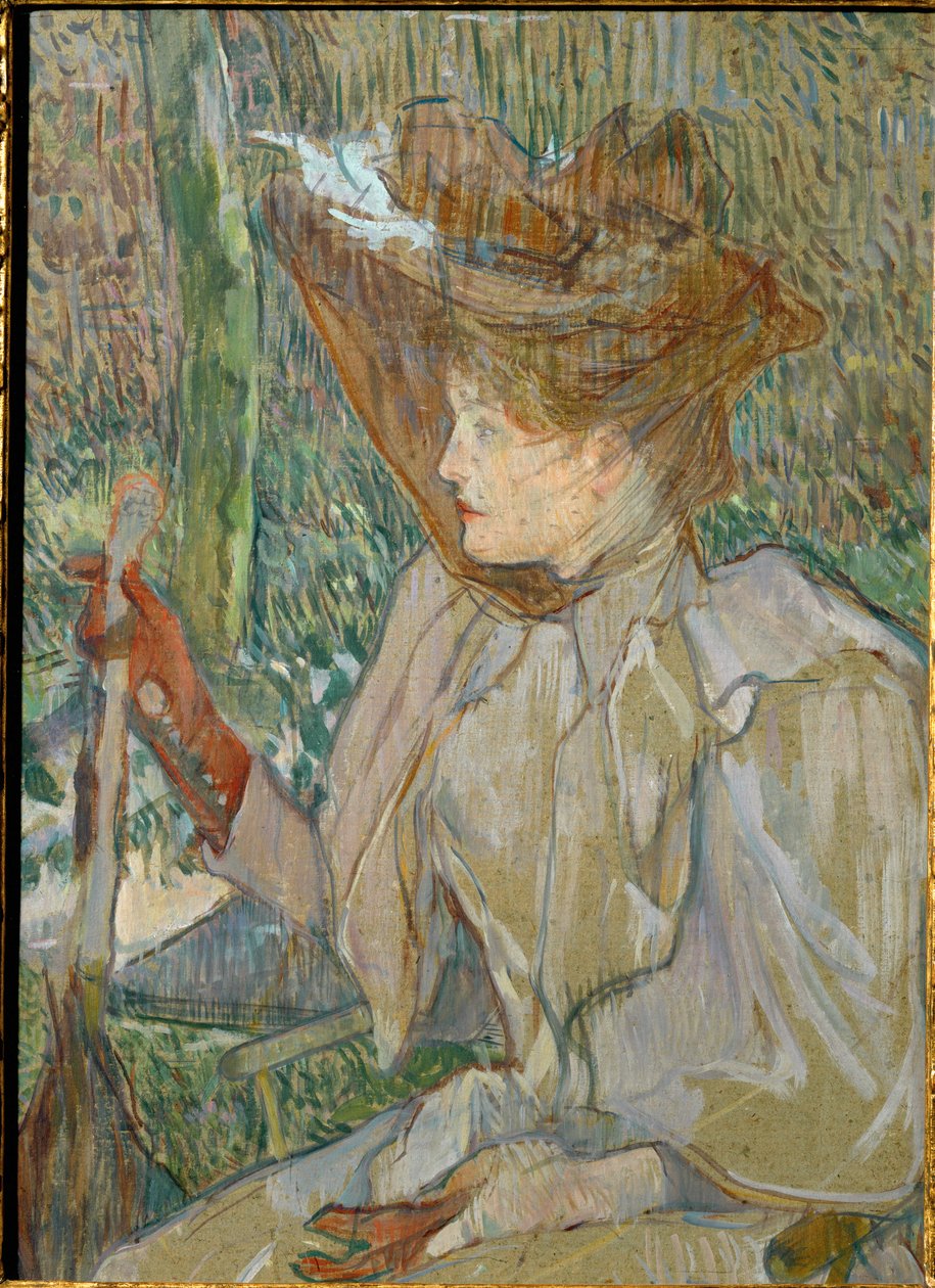 Kobieta w rękawiczkach autorstwa Henri de Toulouse-Lautrec
